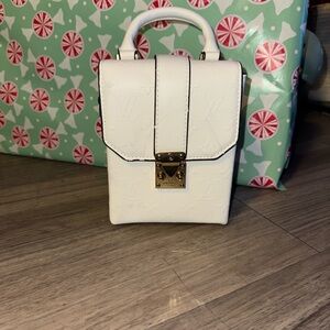 Stylish White and Brown Women's Bag